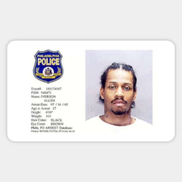 Allen Iverson Mugshot