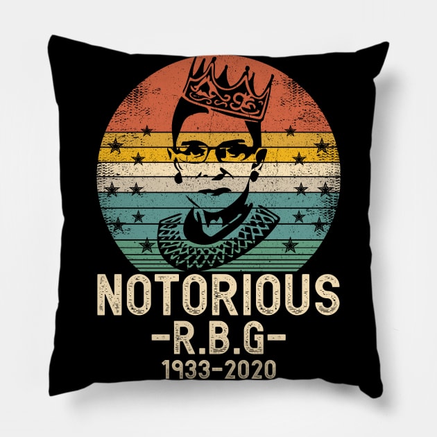 Notorious RBG Pillow by jodesigners