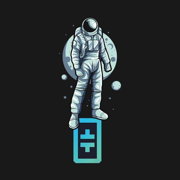 Theta Tfuel NFT Tfuel Blockchain decentralized video streaming Logo Astronaut Moon by Kogarashi