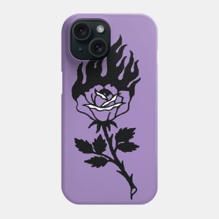 Purple Rose Phone Case