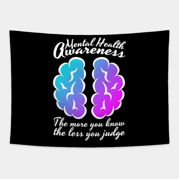 Mental Health Tapestry by TheBestHumorApparel