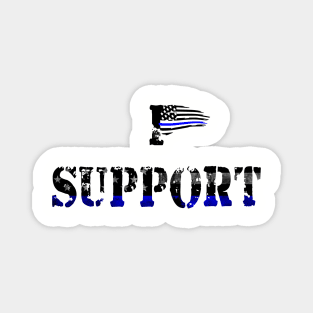 I Support (Law Enforcement) Magnet