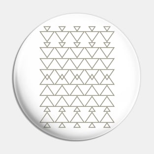 Geometric Aztec Line Drawing Pin