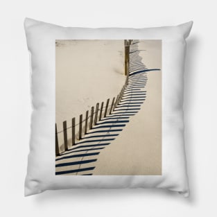 Spiny Beach Fence Pillow