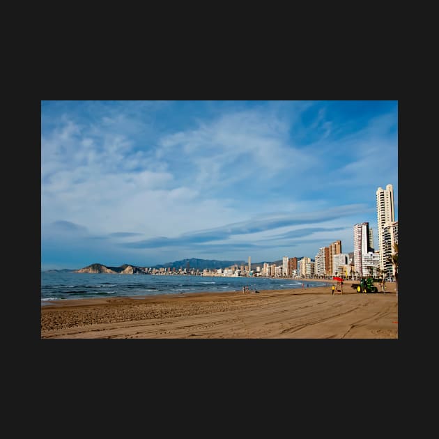 Benidorm Levante Beach Costa Blanca Spain by AndyEvansPhotos