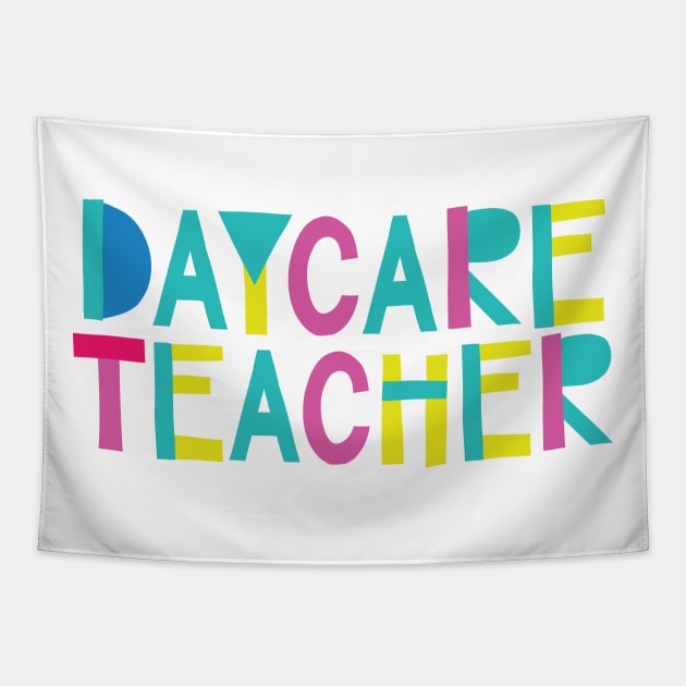 Daycare Teacher Gift Idea Cute Back to School Tapestry by BetterManufaktur