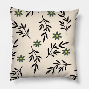 Leaf Seamless Pattern Pillow