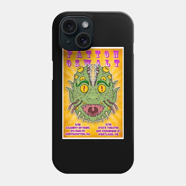 Patton Oswalt 3/25-3/26 2022 Tour shirt 2 Phone Case by John Coen Artistry