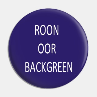 Roon oor Backgreen, transparent Pin