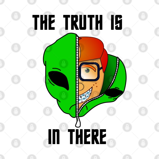 The truth is in there - nerd in alien by All About Nerds