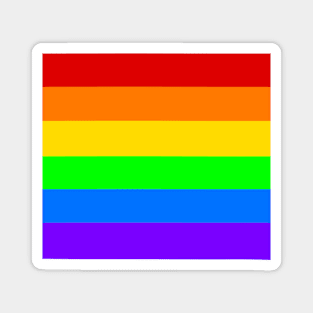 Rainbow Stripes Pride Magnet