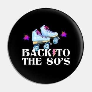 Cute Retro Roller Skate 80s Eighties Gift Pin