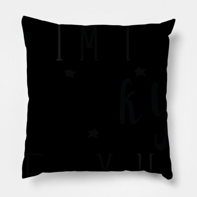 I'm too spooky for you Pillow by TheLeopardBear