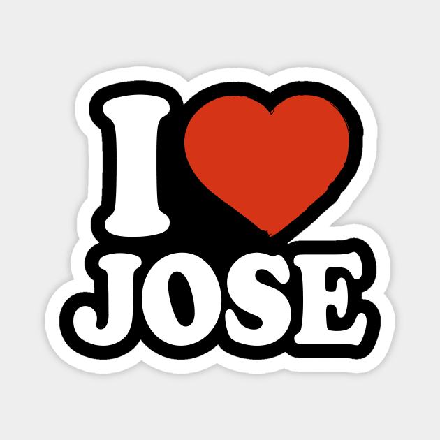 I Love Jose Magnet by Saulene