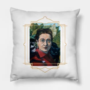 Simone de Beauvoir Pillow