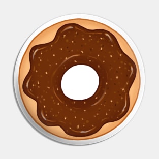 Shiny Chocolate Donut Pin