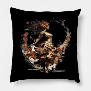 Flowering Dance Pillow