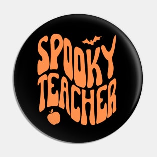 Spooky teacher Pin