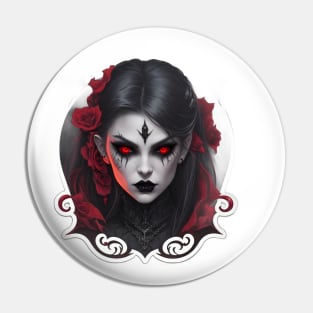 Vampire girl Pin