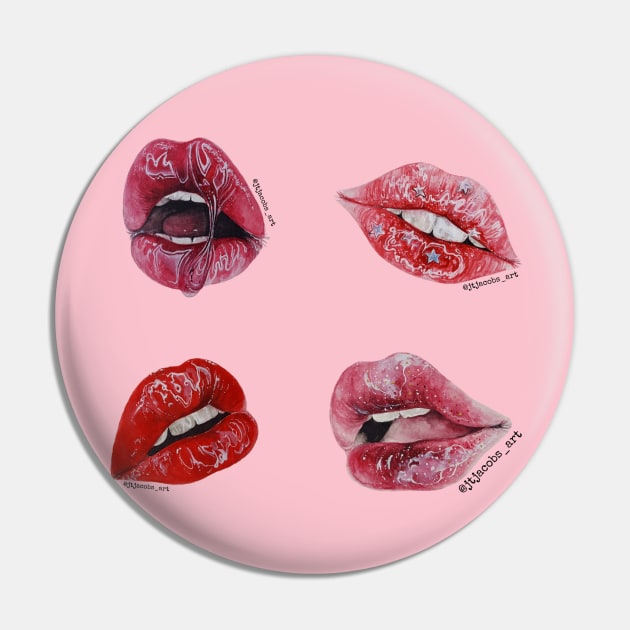 assorted lips Pin by JJacobs
