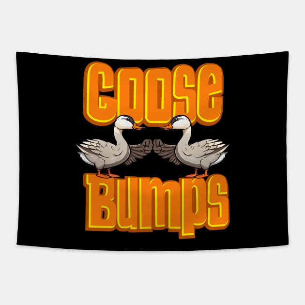 Cute Goose Bumps - Funny Goose bumps Tapestry by SergioCoelho_Arts