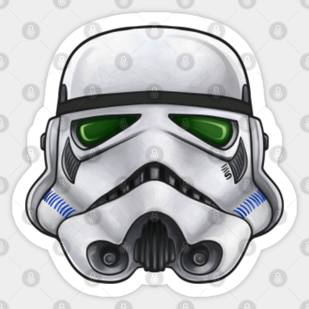 stormtrooper helmet sticker