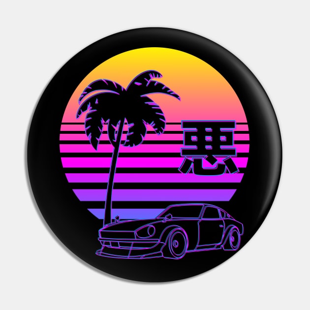 Dat Sunset - Japanese "Vice" Pin by CyberThreads