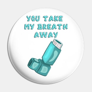 Funny Asthma Inhaler Pin