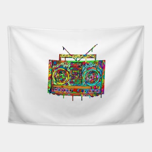 Boom Box Tapestry