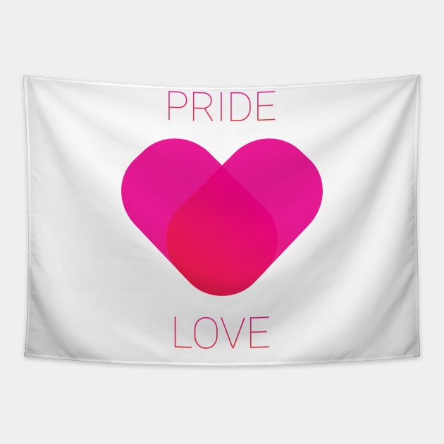 Pride is Love Tapestry by Universe Design