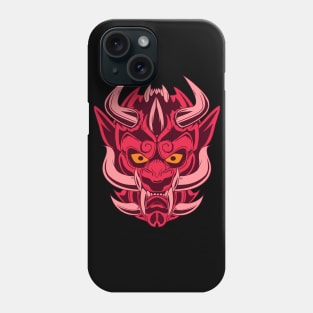 Japanese Oni Harajuku Demon Art Devil Face Phone Case