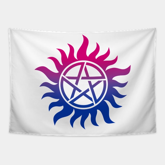 Supernatural Bisexual Pride Tapestry by AcacianCreations