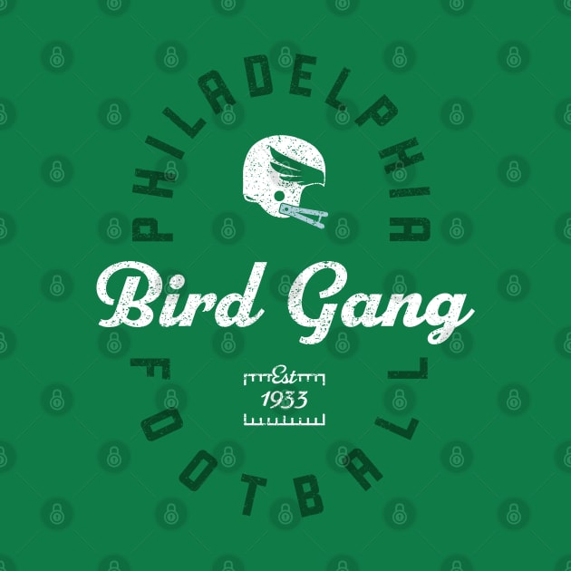 Philadelphia Football Bird Gang 3 by Side Grind Design