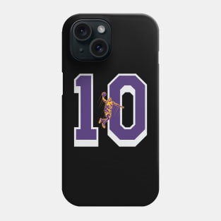 lakers new number. 10 number of Christie, Max Phone Case