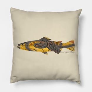 Earl Grey Trout Pillow