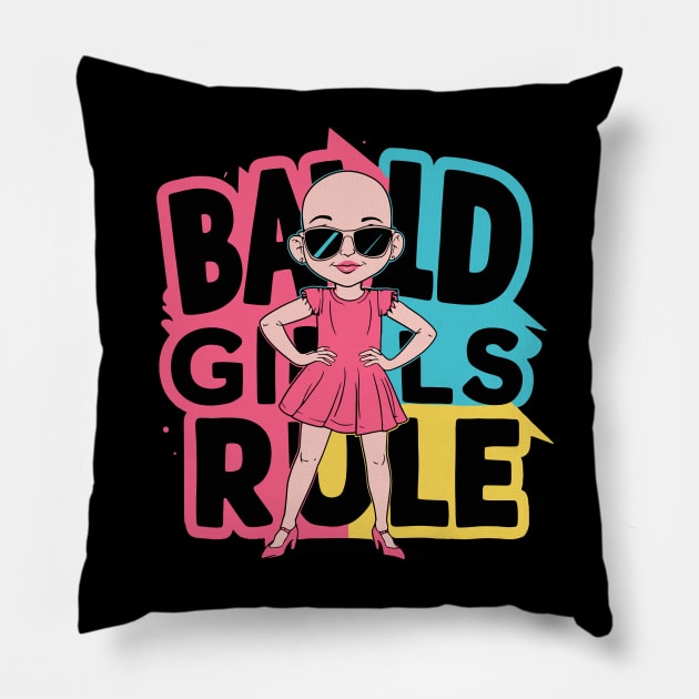 Bald girl Pillow by VivaVagina