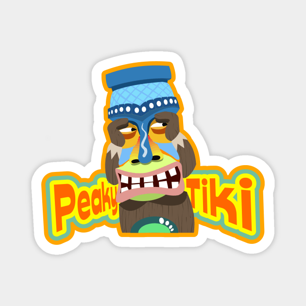Peaky Tiki Magnet by WEDFanBlog