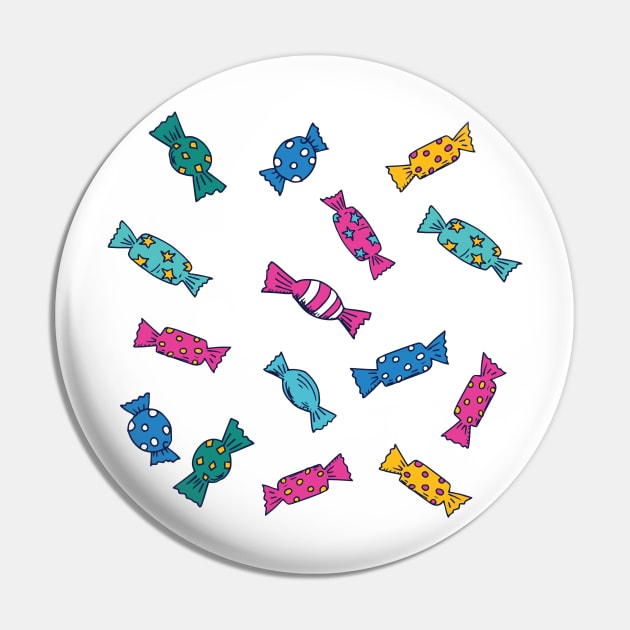 Colorful Candies Pin by SWON Design