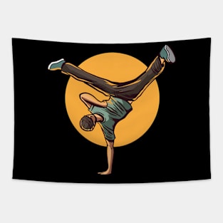 Breakdancing B-Boy Hip Hop Dancer Tapestry