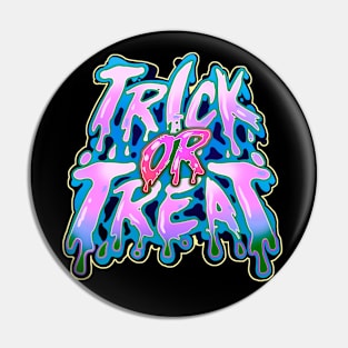 Trick or Treat blue - Halloween Pin