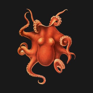 Giant Octupus Red Octopus Cool Octopus Huge Octopus T-Shirt