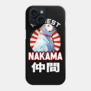 Cute Dog wearing a Kimono - Anime Shirt Phone Case