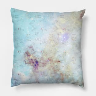 Starships in Space Pillow