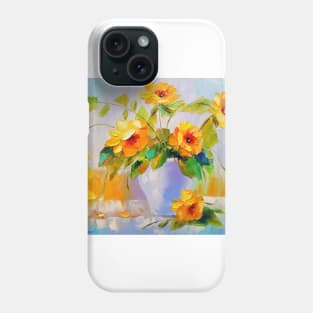 Bouquet of yellow flowers Phone Case