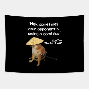 The Art Of War Meme CSGO Meme Samurai Doge Tapestry