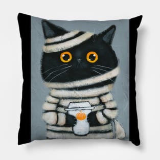 Mummy Kitty Pillow