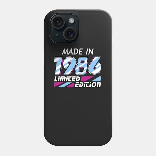 Made in 1986 Limited Edition Phone Case by KsuAnn