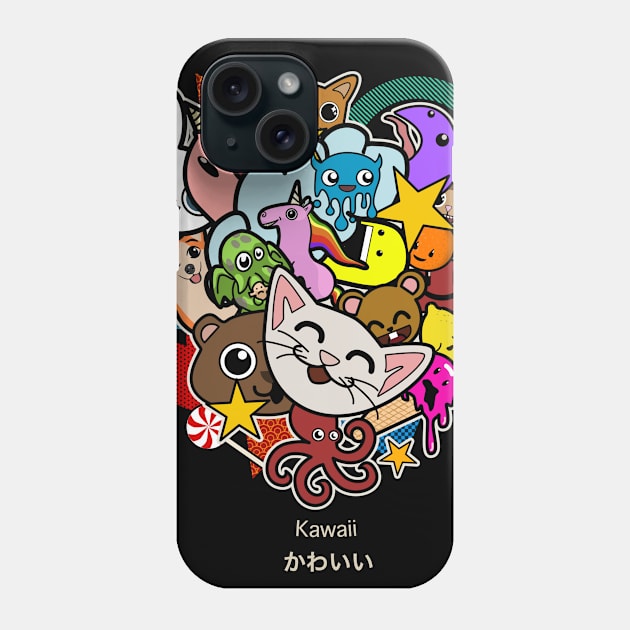 Kawaii Manga style Phone Case by Mewzeek_T