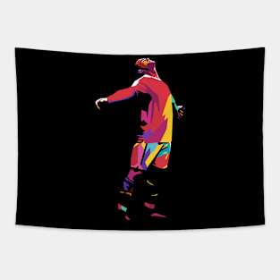 Iconic Goal Celebration Tapestry