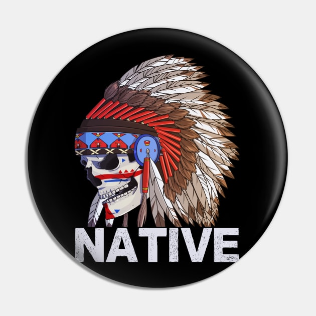 Native American Day Indigenous Pride Pin by Noseking